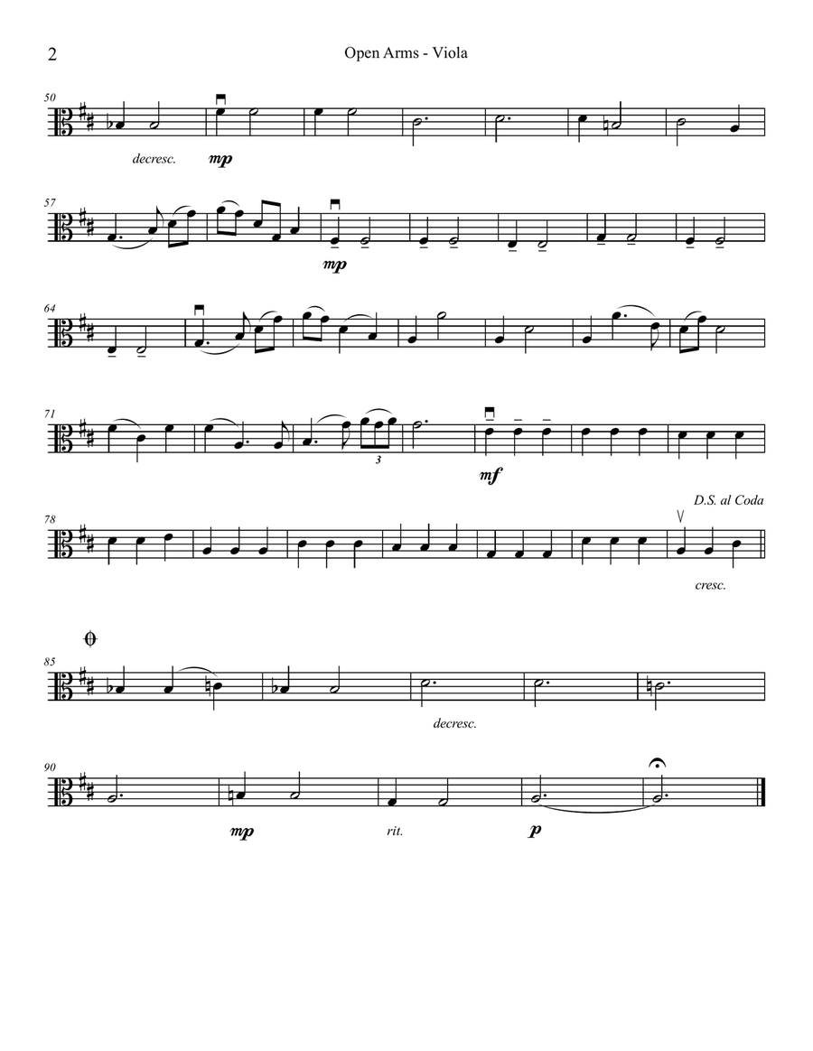 Open Arms String Quartet scores gallery preview page 6