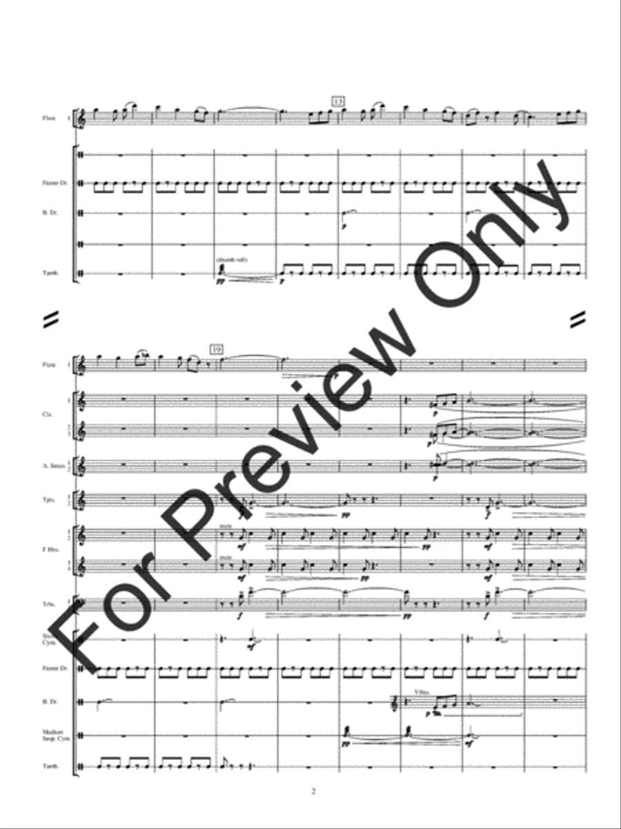 Kirkpatrick Fanfare (Score) Concert Band scores gallery preview page 5