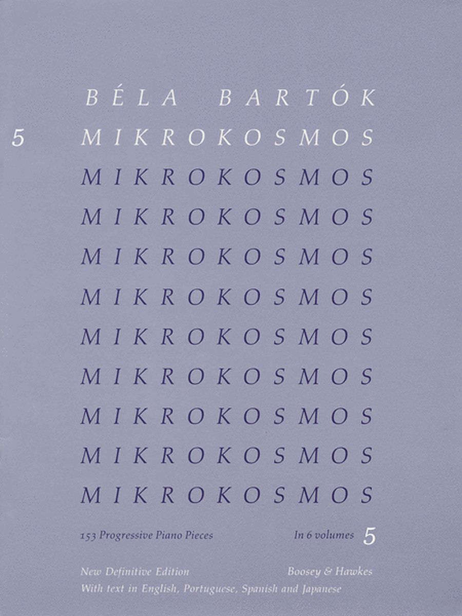 Mikrokosmos Volume 5 (Blue)