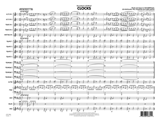 Book cover for Clocks - Conductor Score (Full Score)