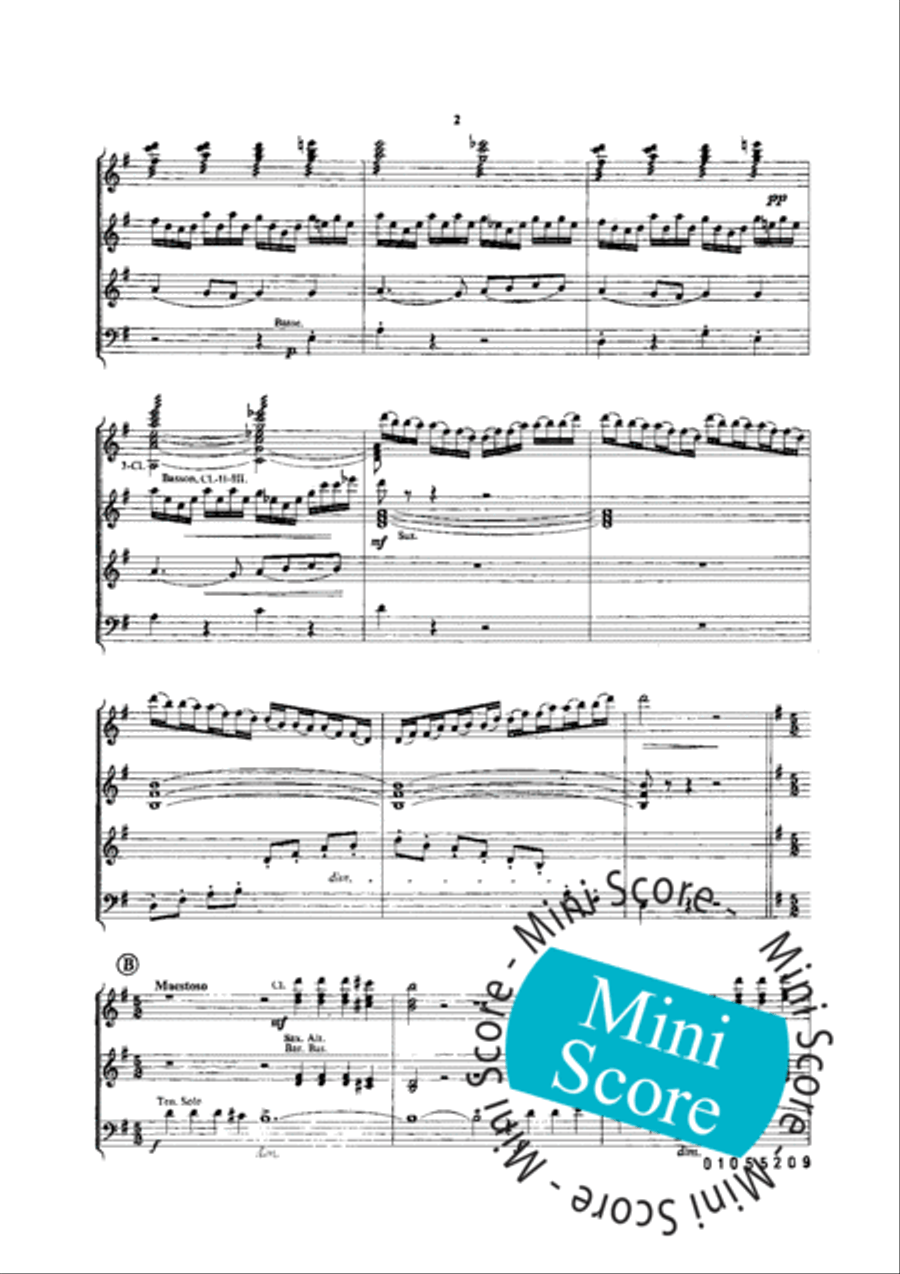 La Grande Paque Russe Concert Band scores gallery preview page 6