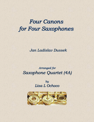 Four Canons for Four Saxophones (4A)