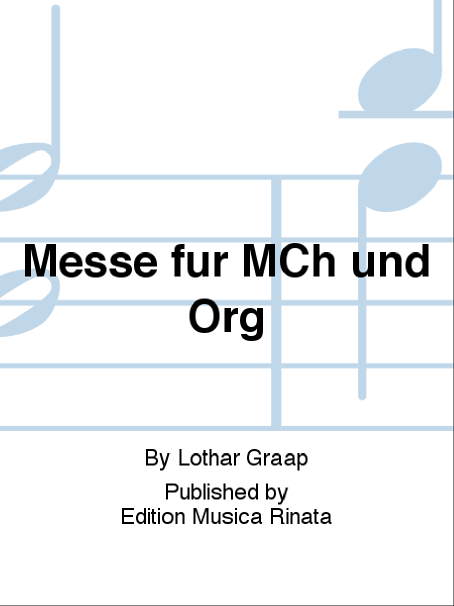 Messe fur MCh und Org TTBB scores gallery preview page 1