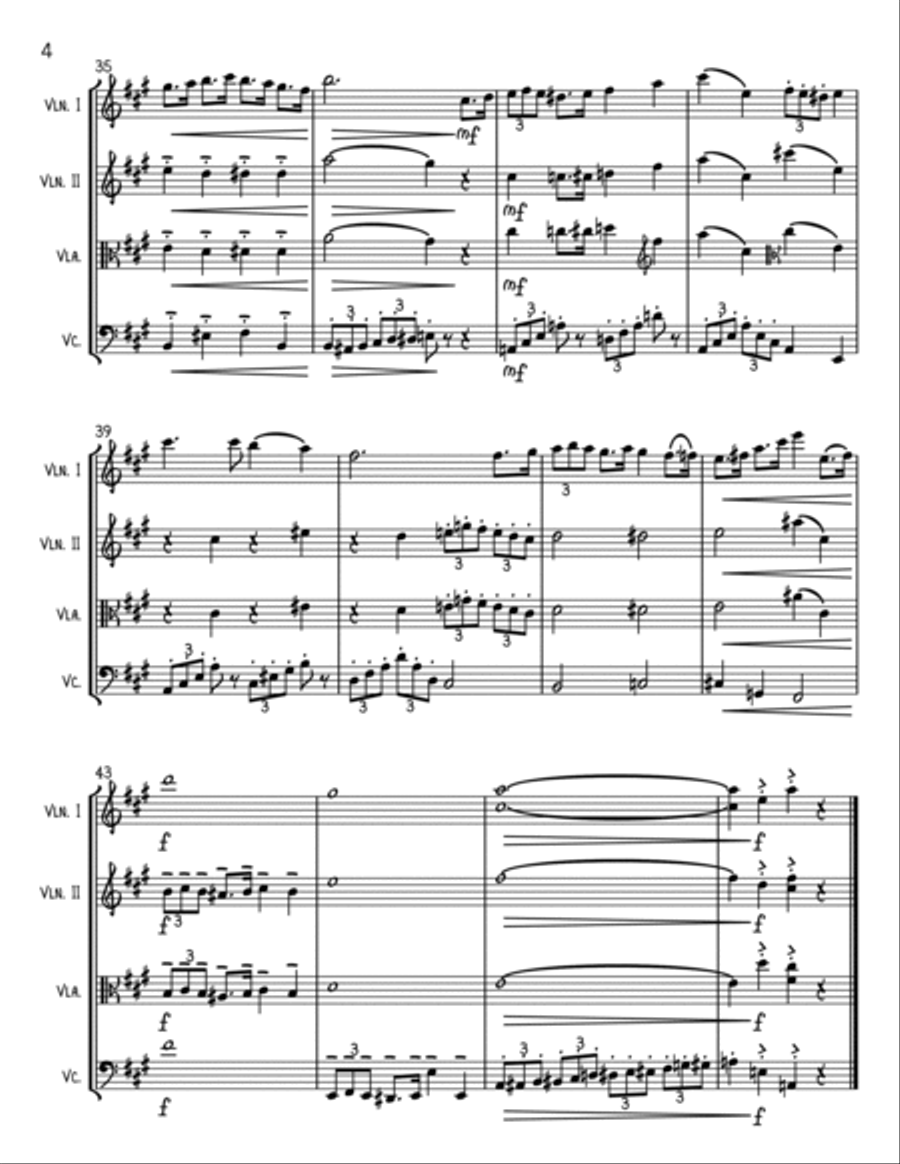 It's Beginning To Look Like Christmas String Trio scores gallery preview page 4