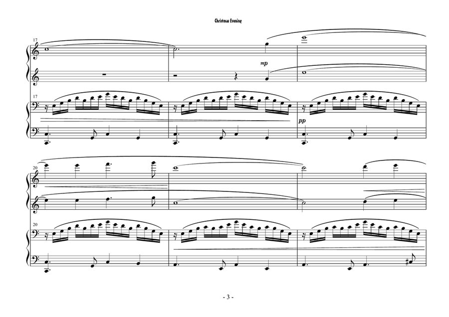 Christmas for Two for piano with 4 hands, Op.158 1 Piano, 4-Hands scores gallery preview page 6