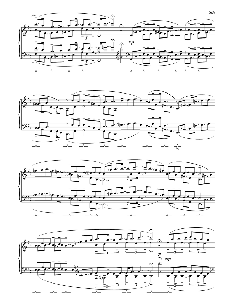 Notes On Beautiful Piano Solo scores gallery preview page 2
