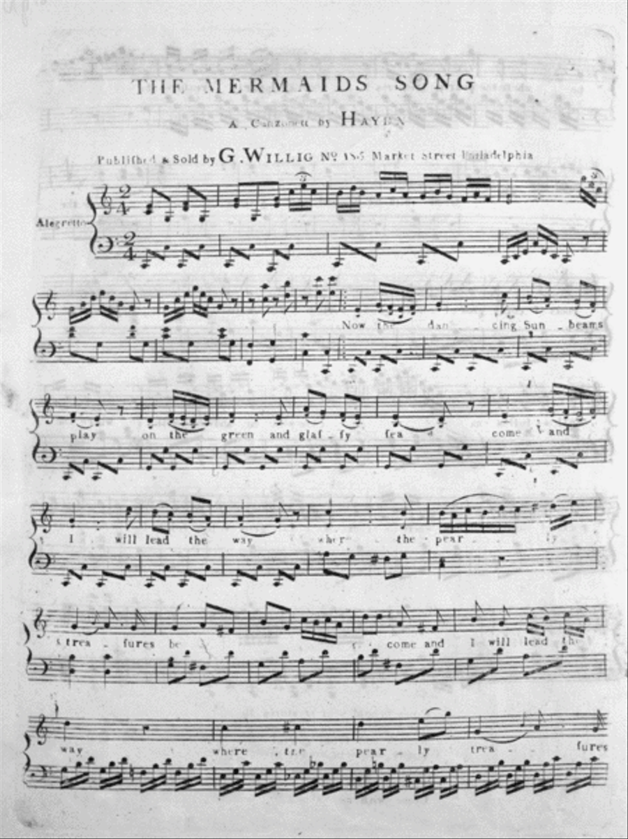 The Mermaid's Song Voice scores gallery preview page 1
