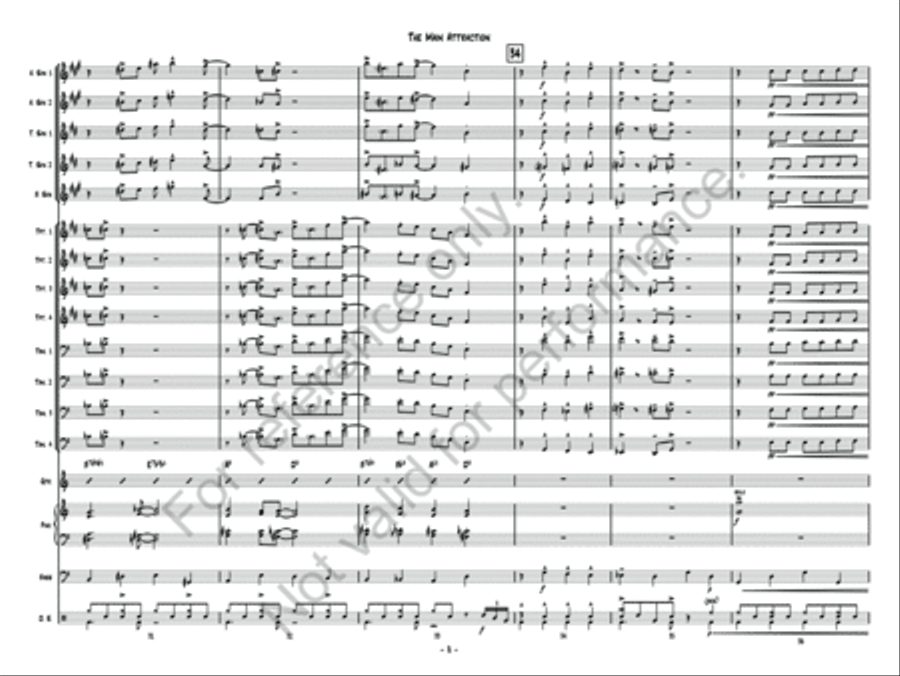 The Main Attraction Jazz Ensemble scores gallery preview page 9