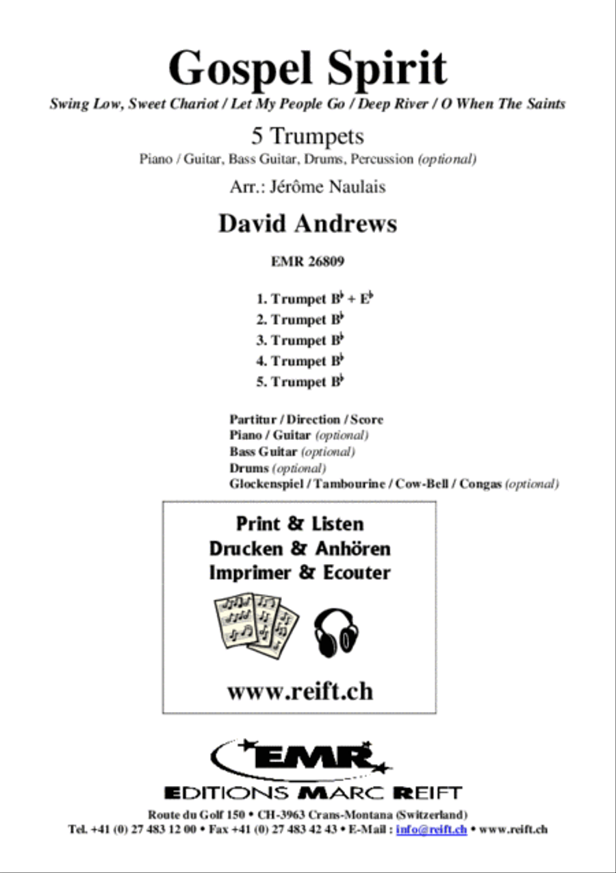 Gospel Spirit Trumpet scores gallery preview page 2