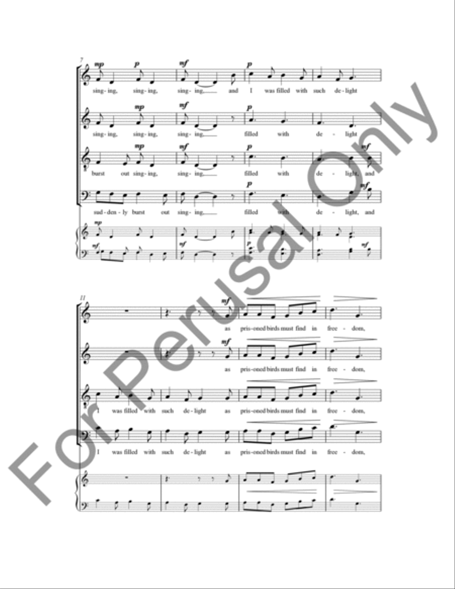 Everyone Sang 4-Part scores gallery preview page 3