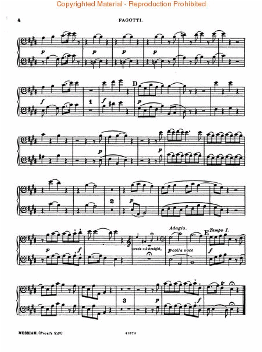Messiah (Oratorio, 1741) Choir scores gallery preview page 3