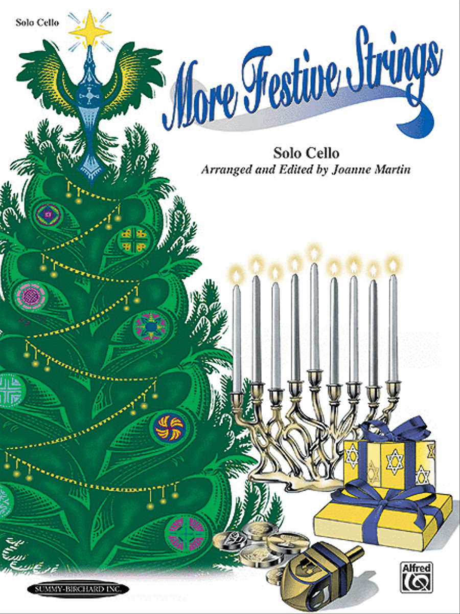 More Festive Strings for Solo Instruments Cello Solo scores gallery preview page 1