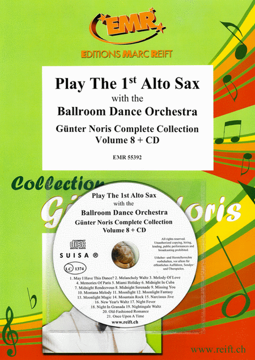 Play The 1st Alto Sax With The Ballroom Dance Orchestra Vol. 8 image number null