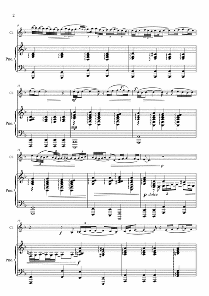 Rodrigo - Adagio (Concerto de Aranjuez) - Clarinet & Piano