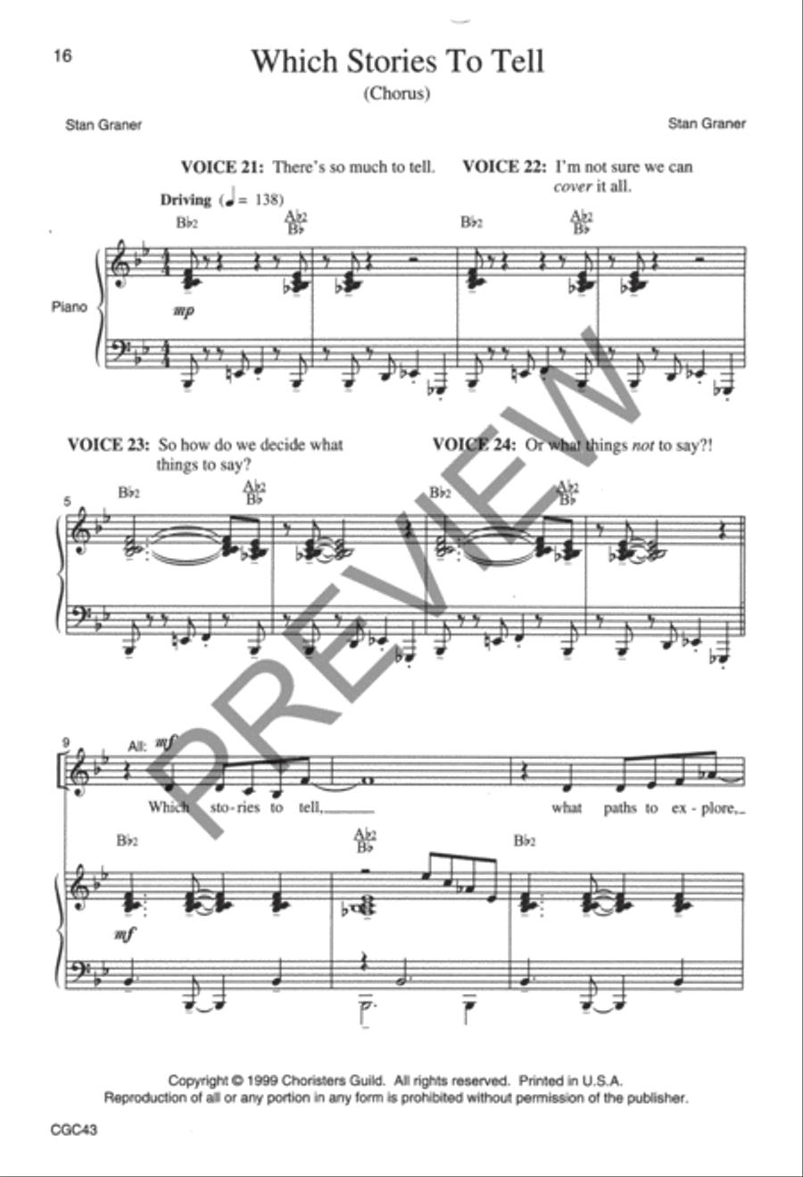 All God's Children Preview Kit (Score & CD) Choir scores gallery preview page 9