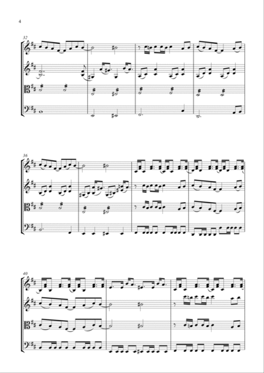 Ruby String Quartet scores gallery preview page 4