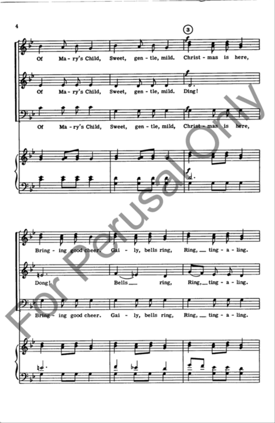 Ukranian Bell Carol Ukranian Bell Carol 3-Part scores gallery preview page 4