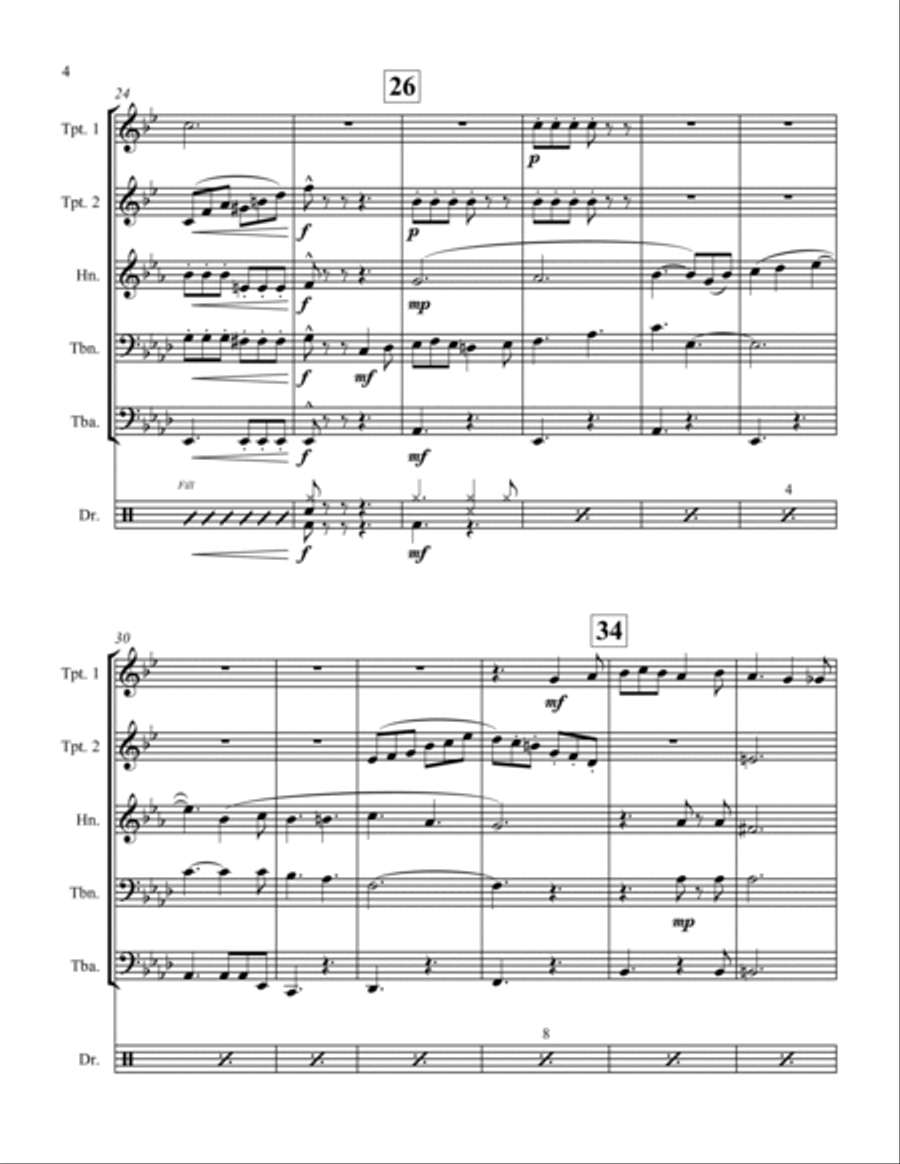 It's Beginning To Look Like Christmas Horn scores gallery preview page 5