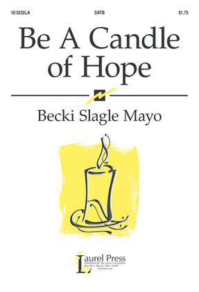 Book cover for Be A Candle of Hope