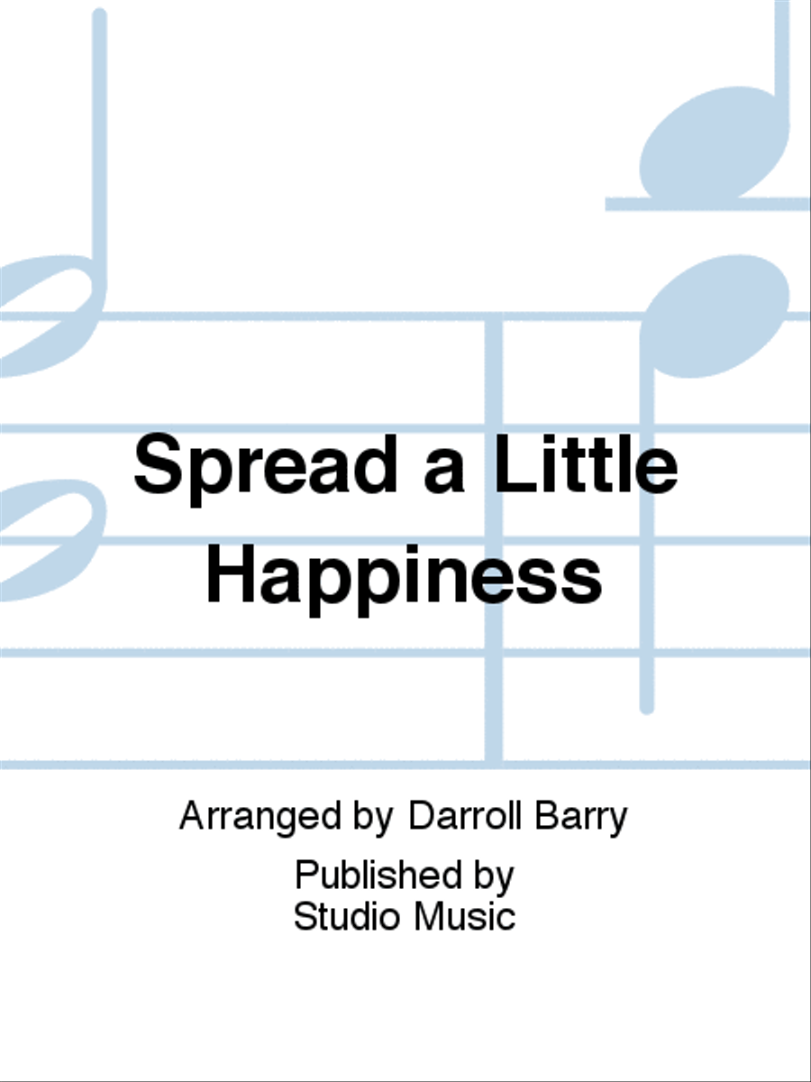 Spread a Little Happiness Brass Band scores gallery preview page 1