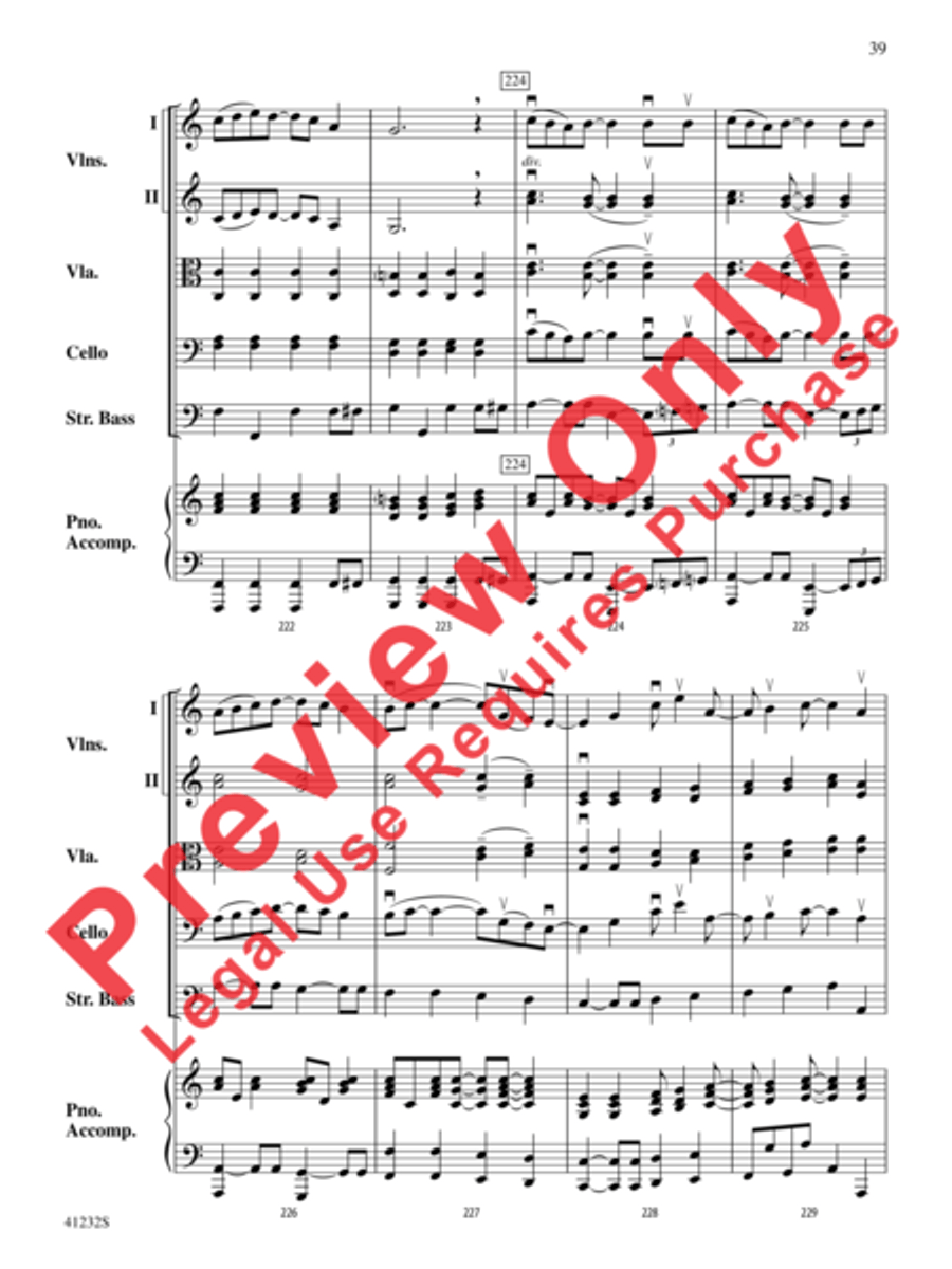 Pippin String Orchestra scores gallery preview page 40