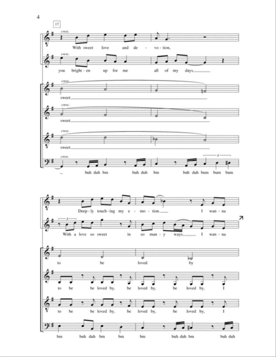 How Sweet It Is (To Be Loved by You) 4-Part scores gallery preview page 4