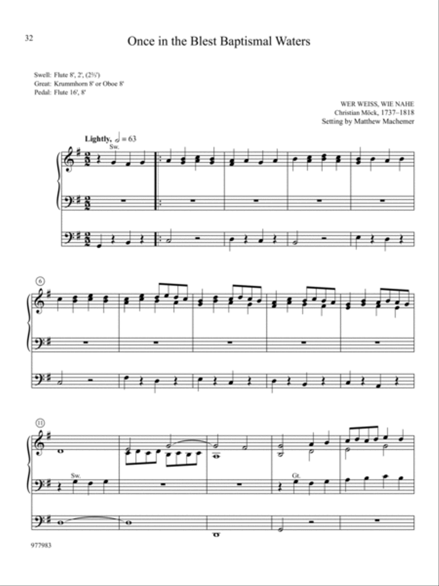 Bursts of Acclamation: Eight Organ Preludes for the Church Year Organ scores gallery preview page 8