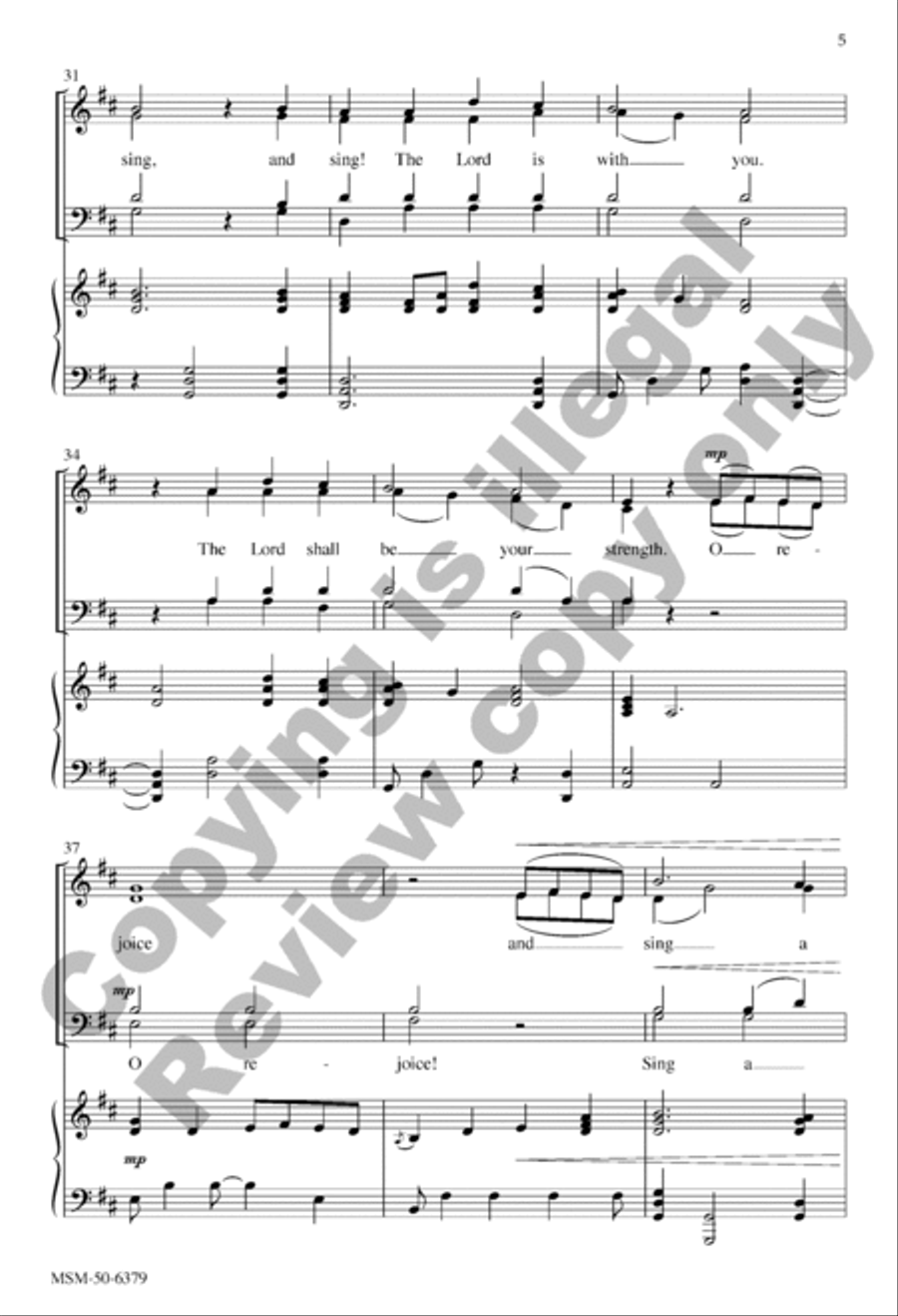 Rejoice and Sing 4-Part scores gallery preview page 5