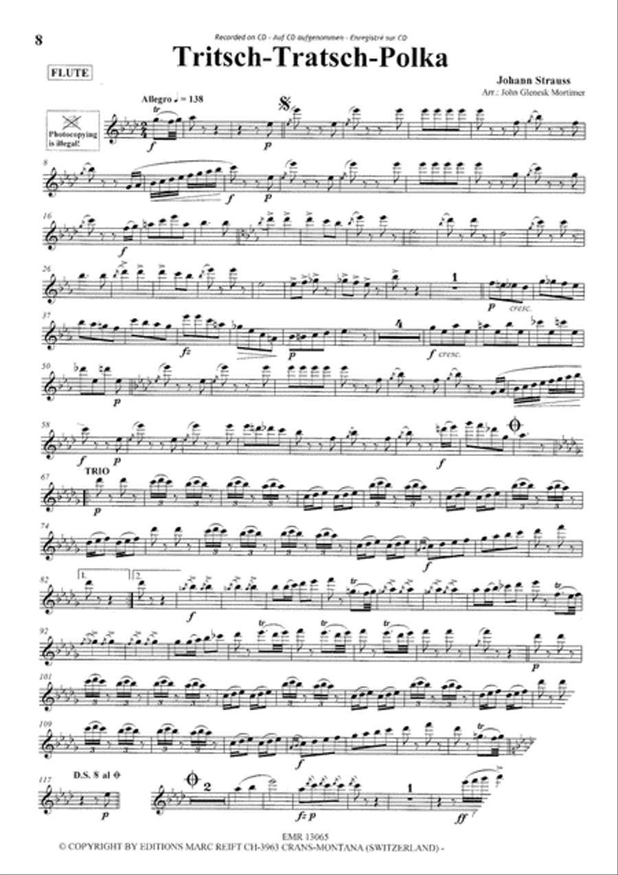 Play The 1st Flute With The Philharmonic Wind Orchestra Concert Band scores gallery preview page 7