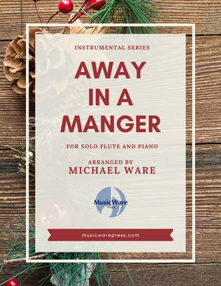 Book cover for Away in a Manger (Flute)