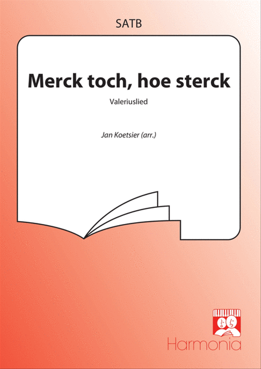 Merck toch, hoe sterck Merck toch, hoe sterck 4-Part scores gallery preview page 1