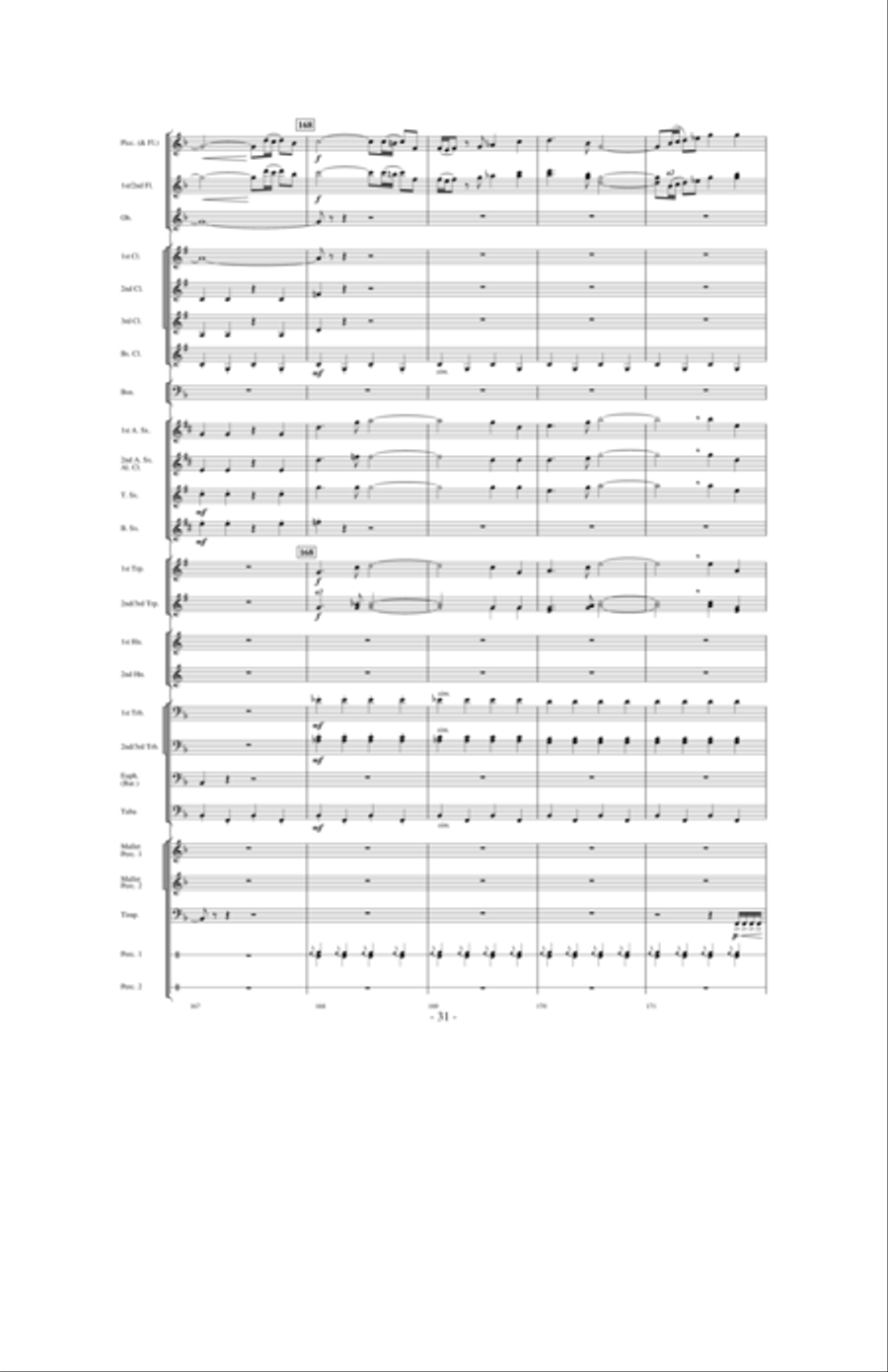 High Country Celebration Concert Band scores gallery preview page 30