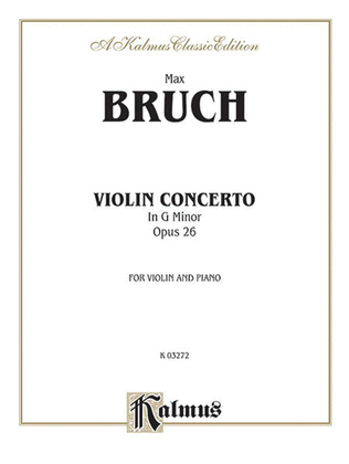 Book cover for Violin Concerto in G Minor, Op. 26