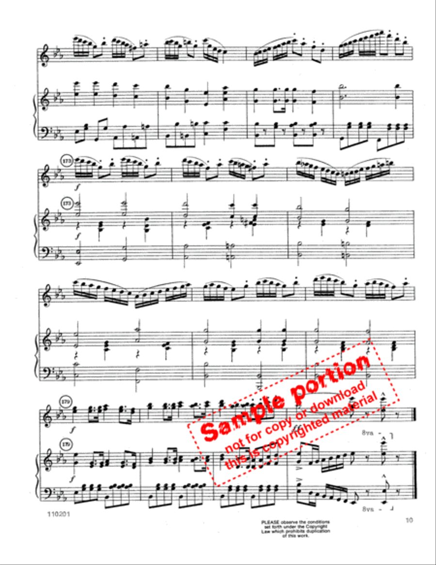 Hymn Fantasy (acc) Flute Duet scores gallery preview page 7