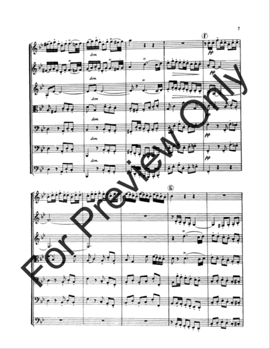 Scene and Dance From Marriage Of Figaro B-Flat Clarinet scores gallery preview page 8