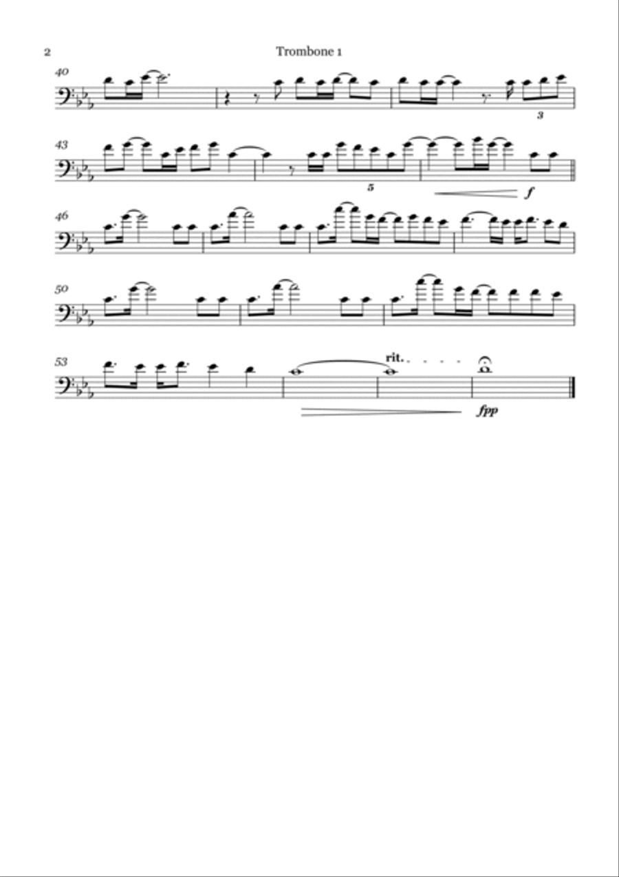 Skyfall Brass Quartet scores gallery preview page 4