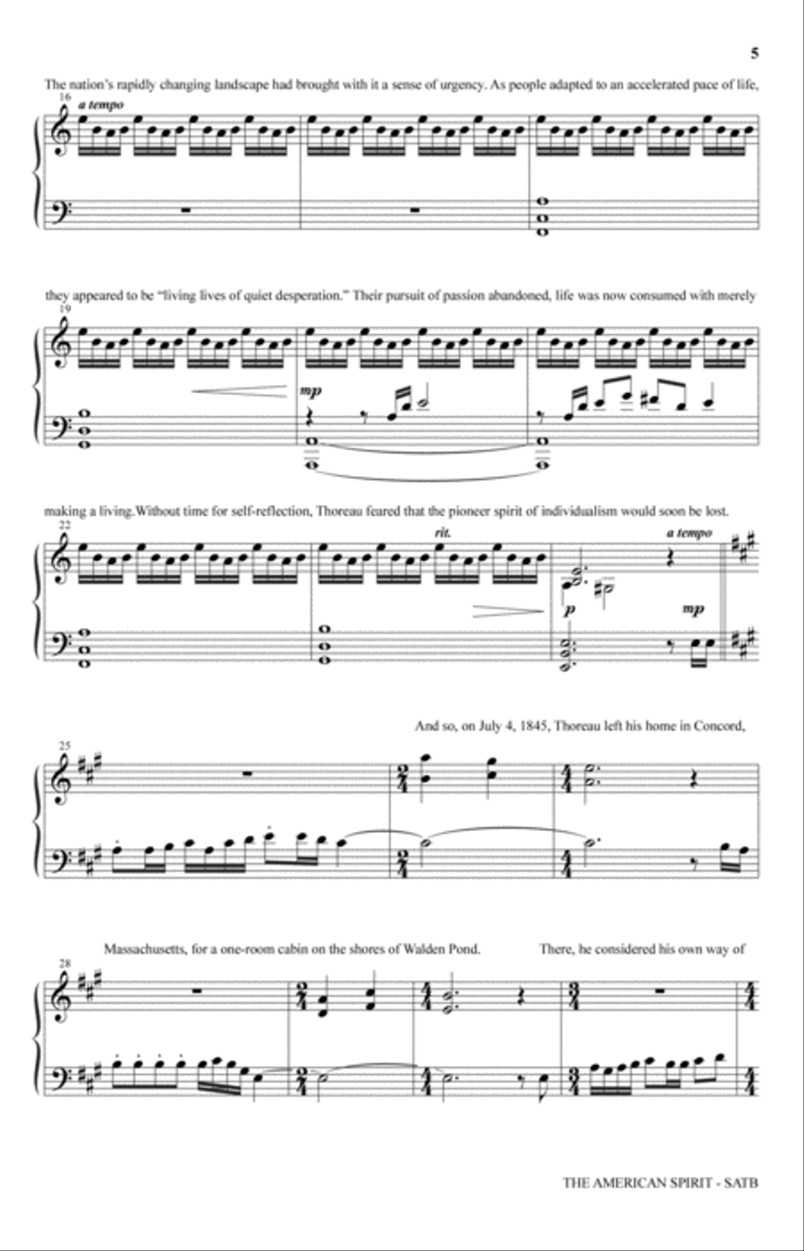 The American Spirit 4-Part scores gallery preview page 2