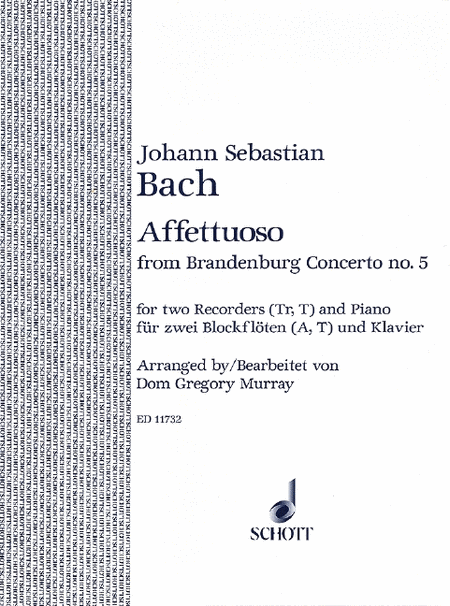 Affetuoso A Minor from the V. Brandenburg Concerto, BWV 1050
