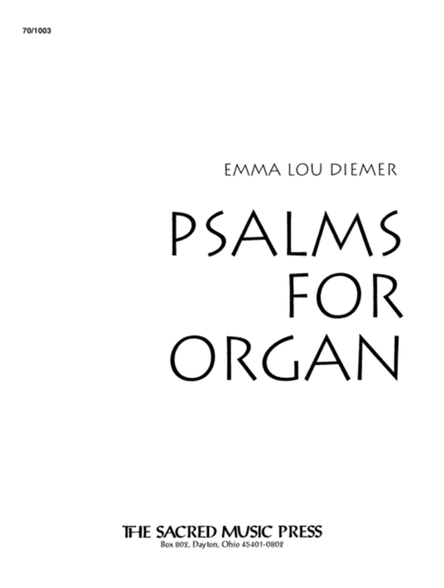 Psalms for Organ