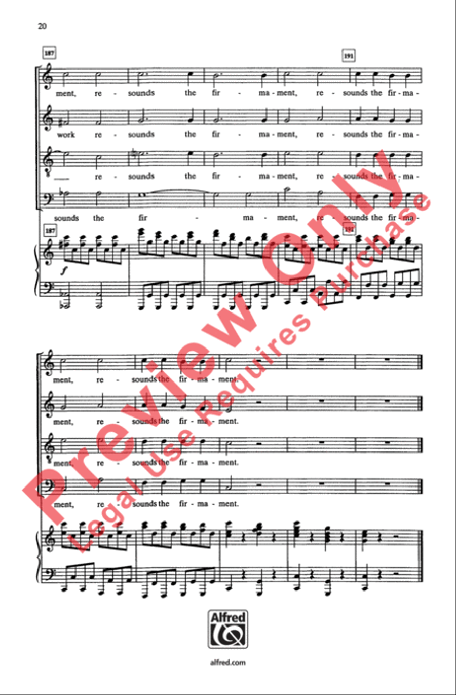 The Heavens Are Telling The Heavens Are Telling 4-Part scores gallery preview page 20