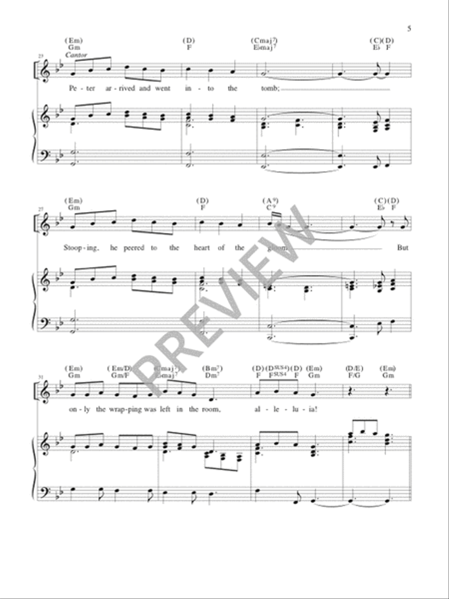 Easter Gospels Easter Gospels Flute scores gallery preview page 4