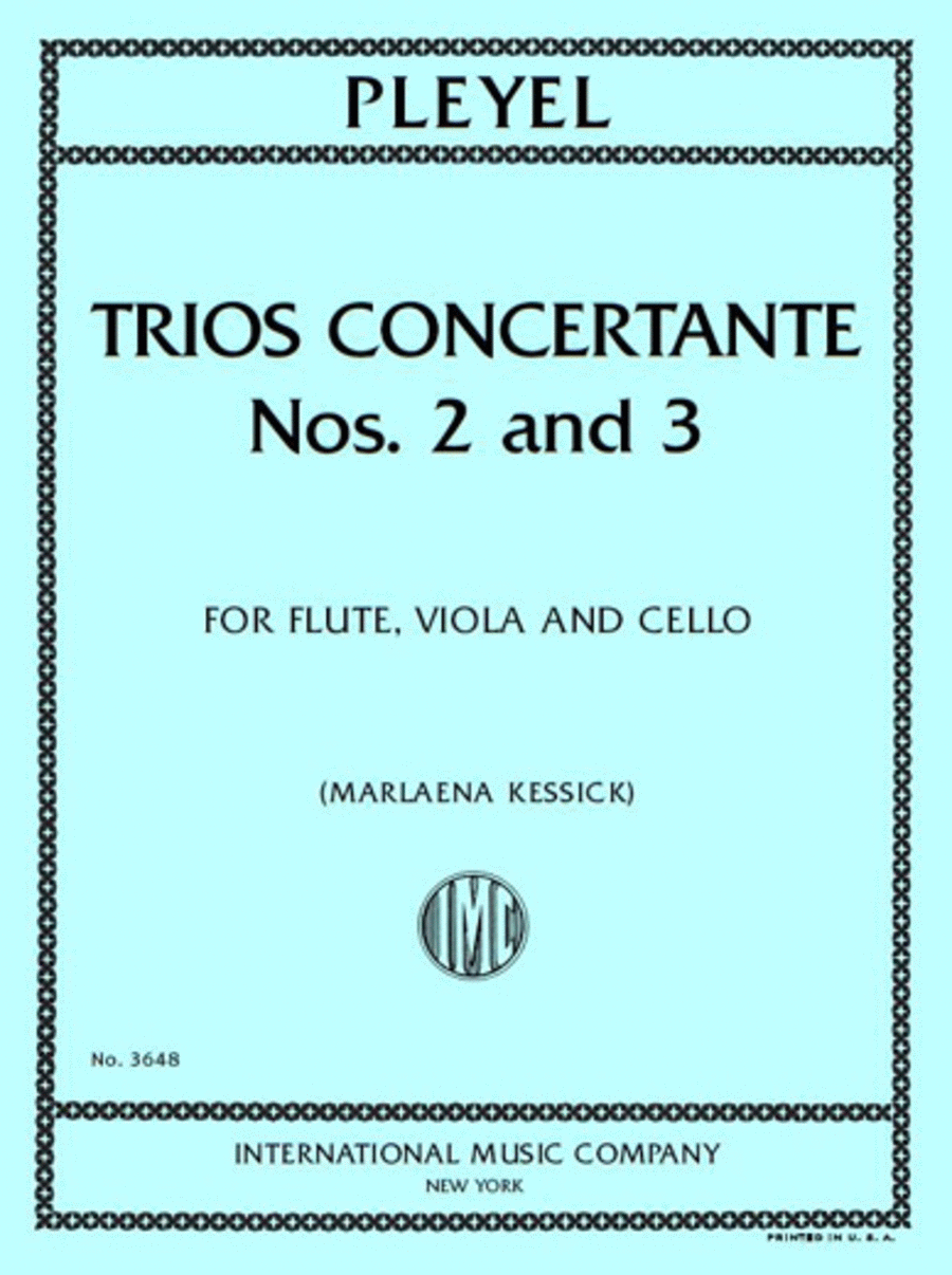 Trio Concertante No. 2 And 3 (D Major/F Major)