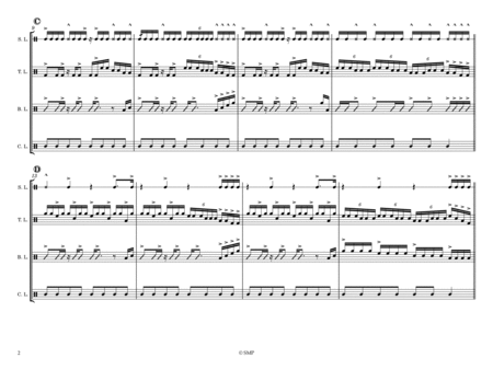 "D&K (The Senate)" From the movie Drumline---- Drumline/Percussion Music Arrangement image number null