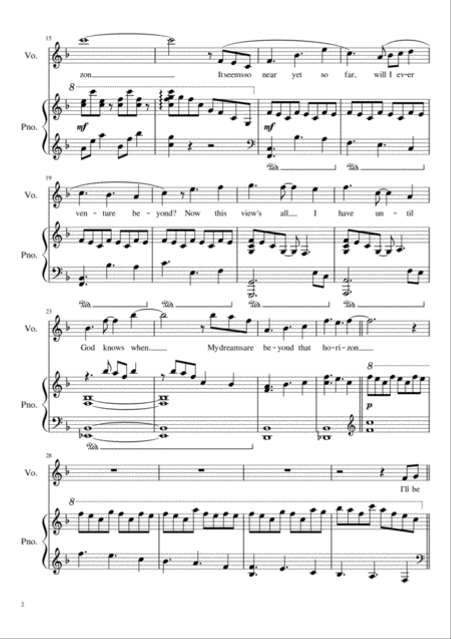 The Horizon Voice scores gallery preview page 2