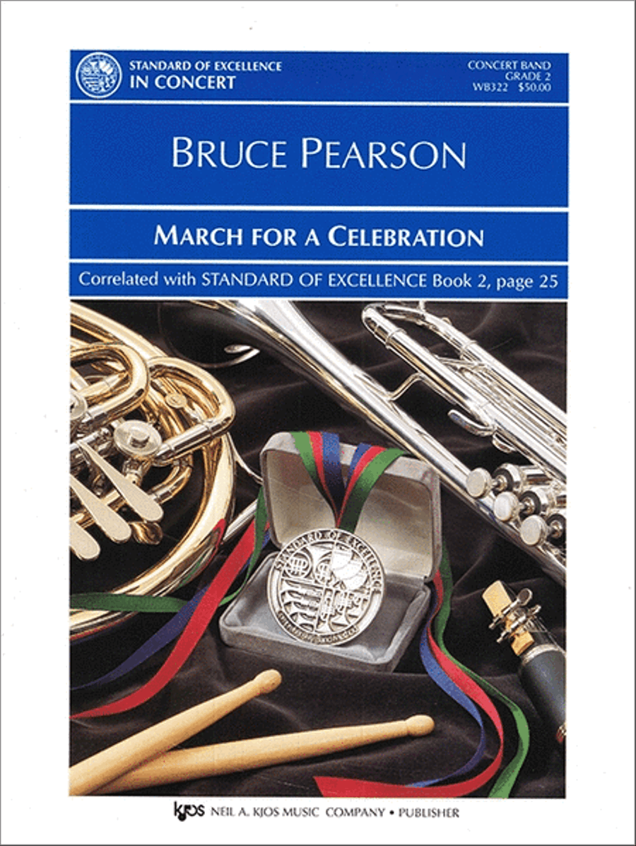 March For a Celebration Concert Band scores gallery preview page 1