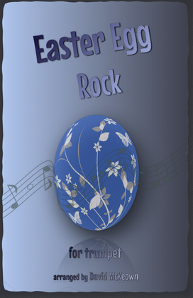 Book cover for The Easter Egg Rock for Trumpet Duet