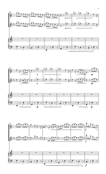 Saint Saens Tarantella for flute, clarinet & piano image number null