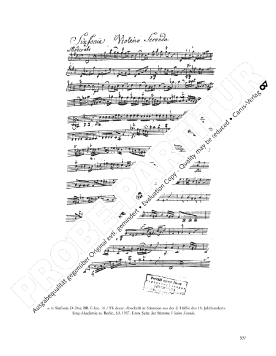 Gesamtausgabe Band 6 (Orchestermusik III: Sinfonien) Orchestra scores gallery preview page 16