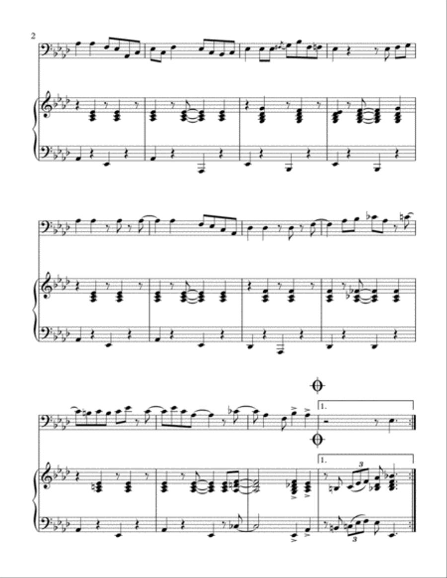 Yakety Sax Saxophone scores gallery preview page 3