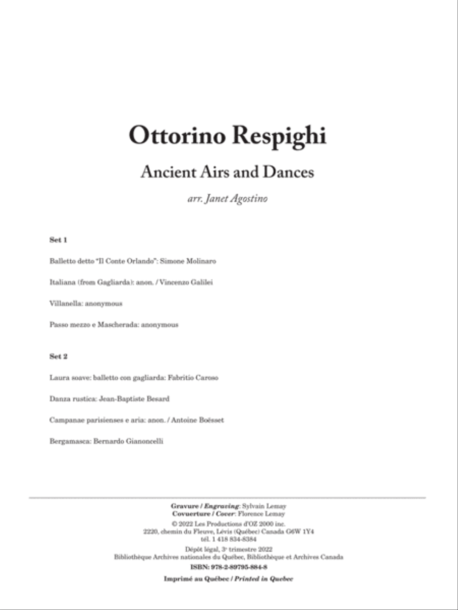 Ancient Airs and Dances Ancient Airs and Dances Guitar Ensemble scores gallery preview page 2